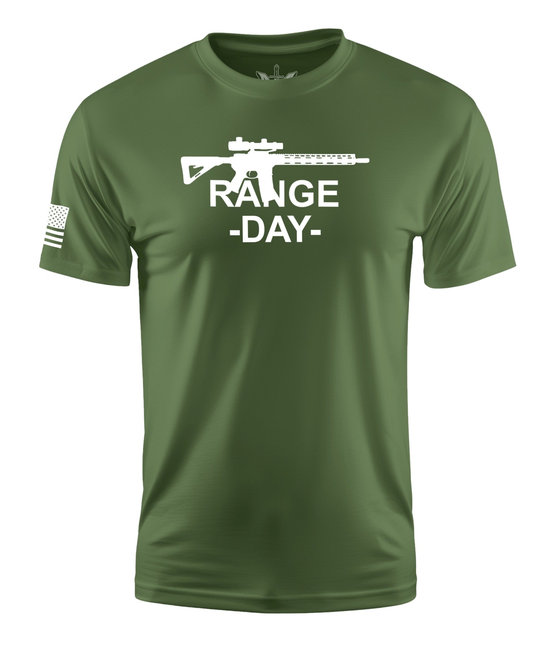 Special Range Day Short Sleeve Shirt Apparel and Accessories Military Green Cotton
