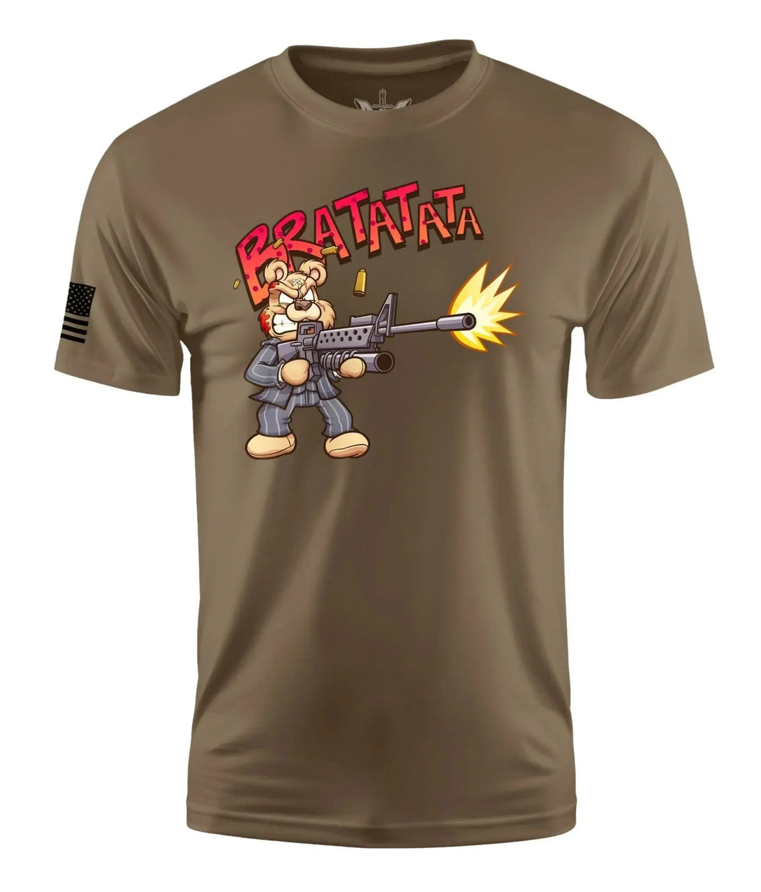 BEAR SHOOTING MEN'S SHORT SLEEVE SHIRT