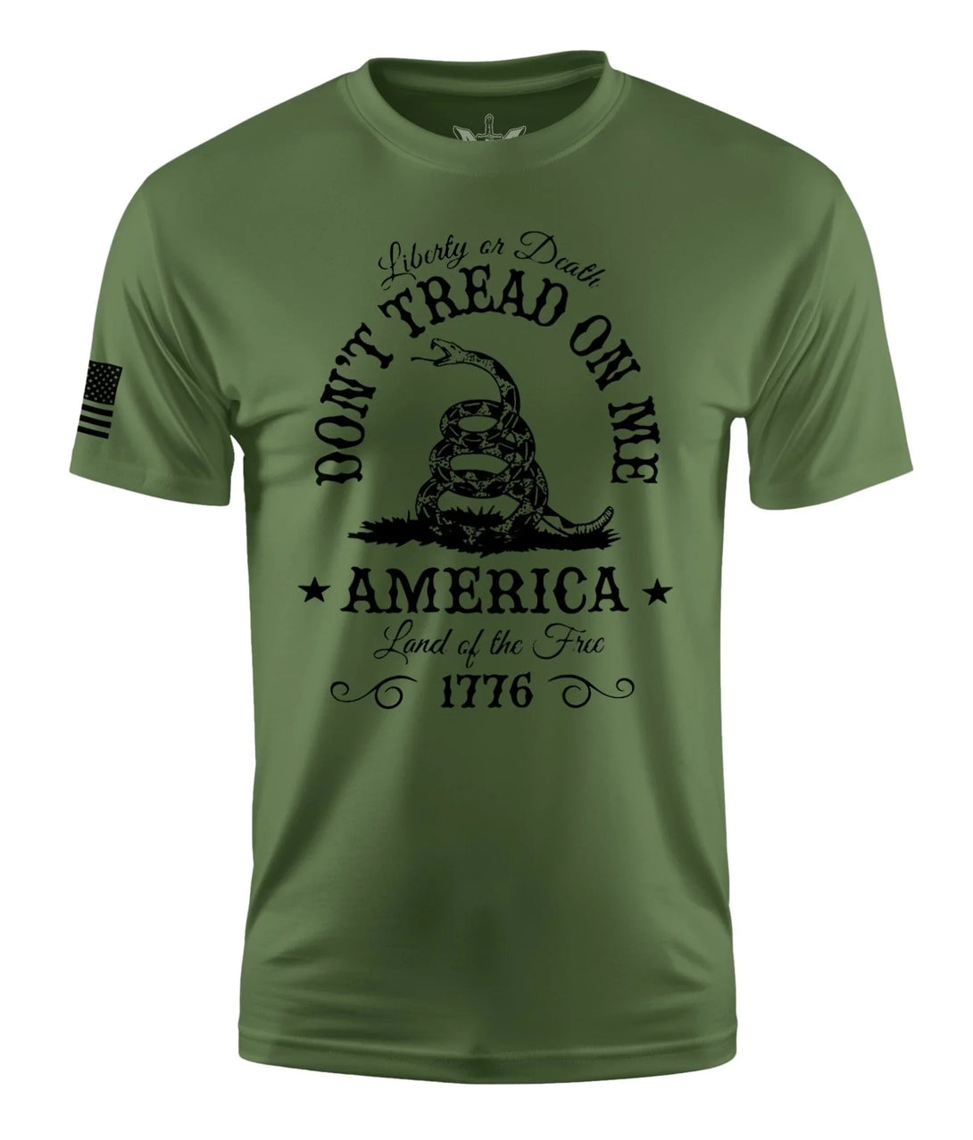 DON'T TREAD ON ME LIBERTY OR DEATH MEN'S SHORT SLEEVE SHIRT