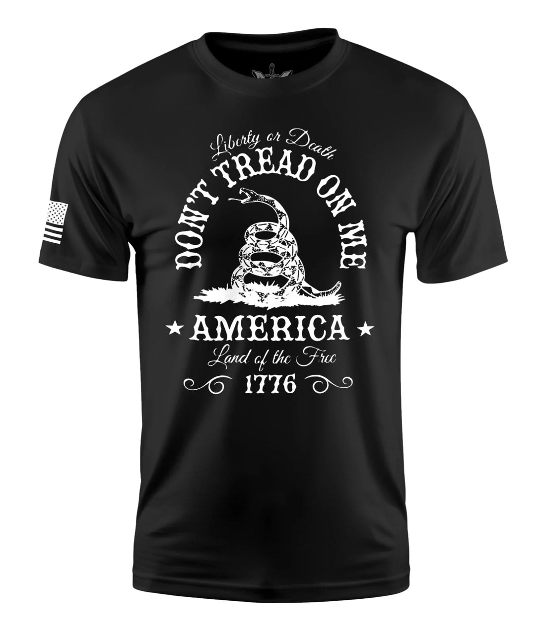 DON'T TREAD ON ME LIBERTY OR DEATH MEN'S SHORT SLEEVE SHIRT