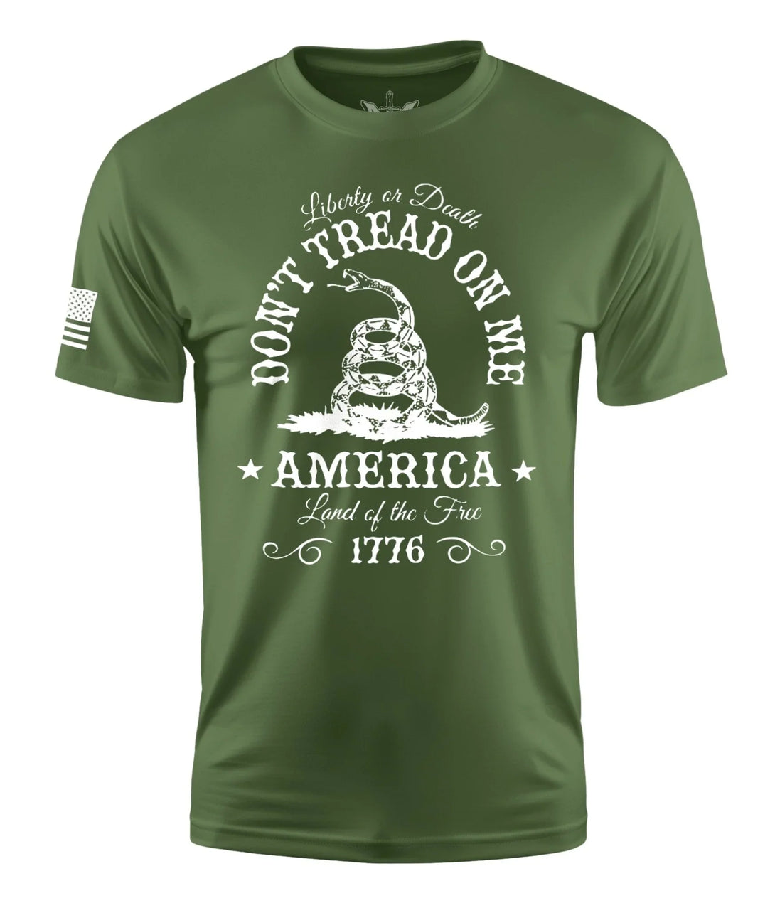 DON'T TREAD ON ME LIBERTY OR DEATH MEN'S SHORT SLEEVE SHIRT