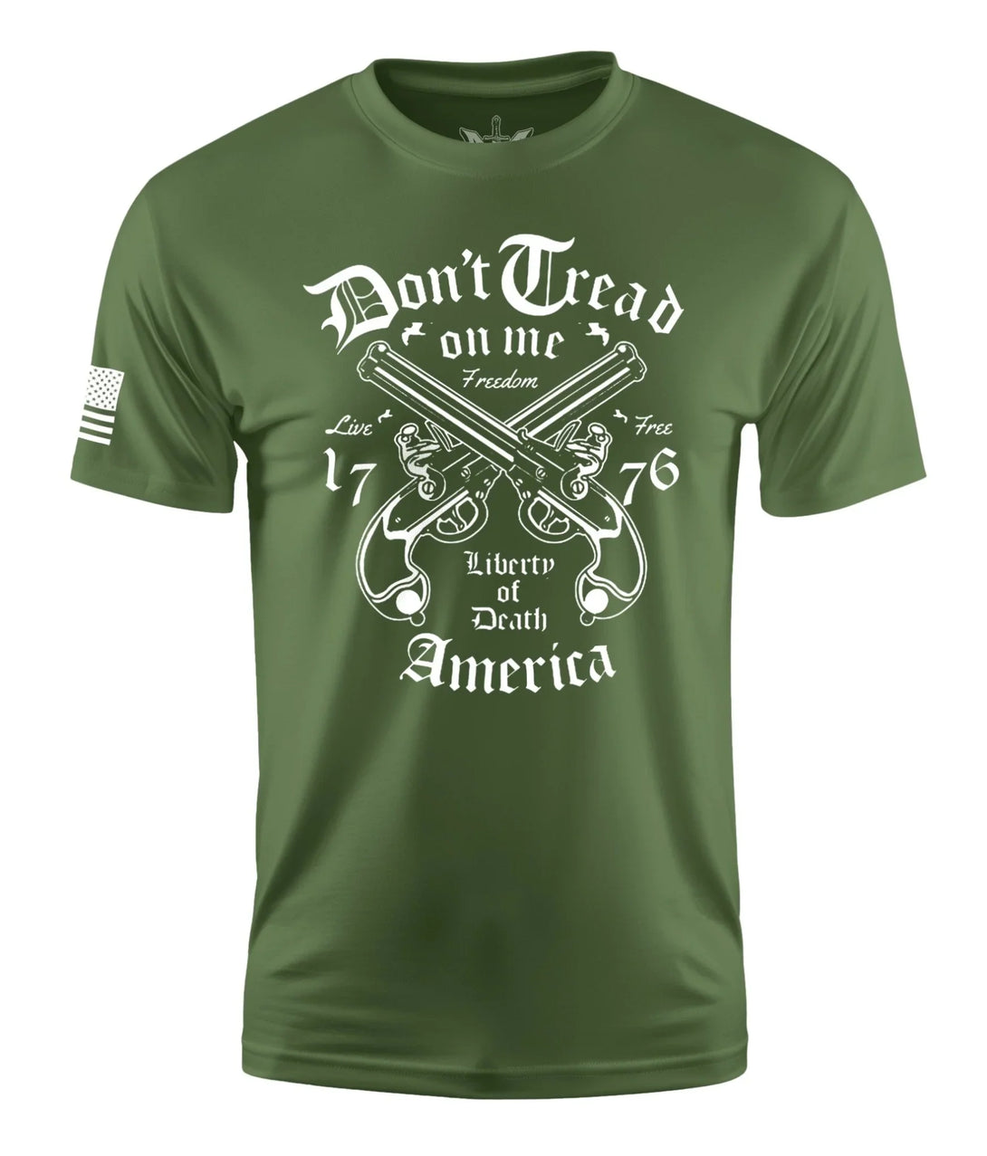 DON'T TREAD ON ME PISTOLS MEN'S SHORT SLEEVE SHIRT