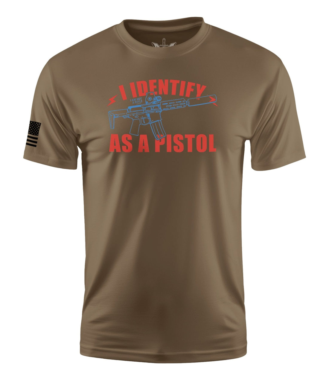 I IDENTIFY AS A PISTOL MEN'S SHORT SLEEVE SHIRT
