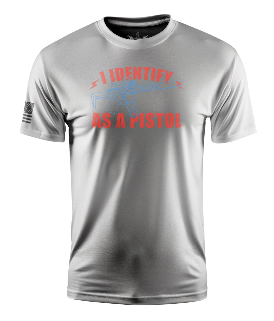 I IDENTIFY AS A PISTOL MEN'S SHORT SLEEVE SHIRT