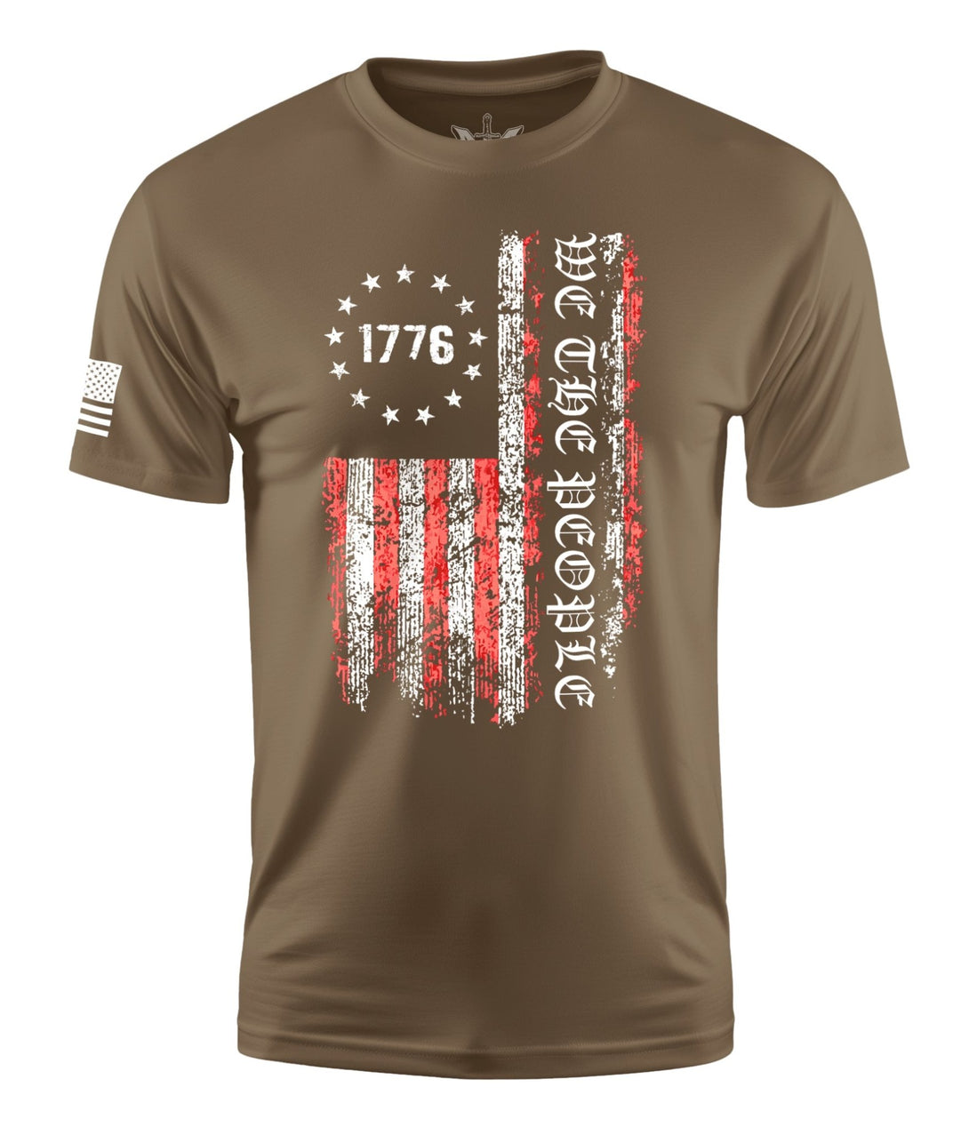 WE THE PEOPLE FLAG 1776 BETSY COLOR MEN'S SHORT SLEEVE SHIRT