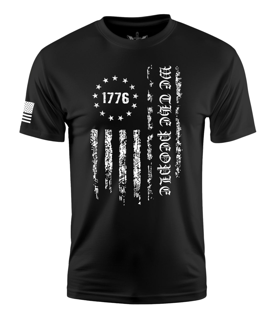 WE THE PEOPLE FLAG 1776 BETSY MEN'S SHORT SLEEVE SHIRT