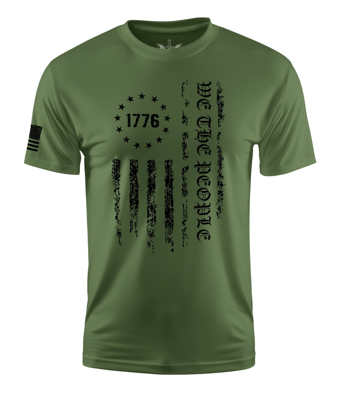 WE THE PEOPLE FLAG 1776 BETSY MEN'S SHORT SLEEVE SHIRT