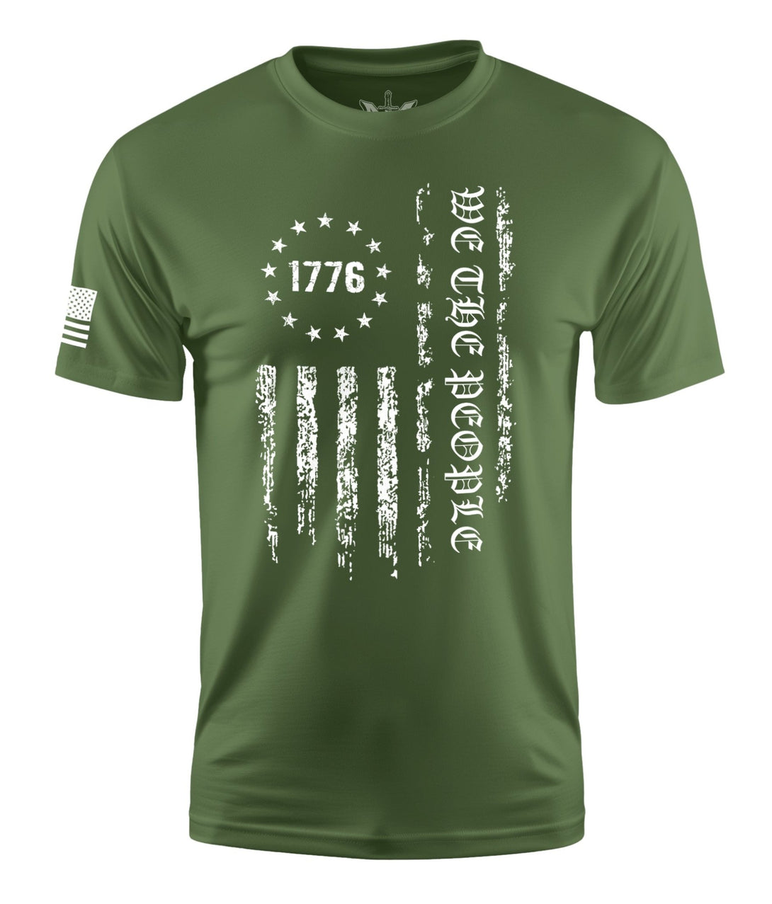 WE THE PEOPLE FLAG 1776 BETSY MEN'S SHORT SLEEVE SHIRT
