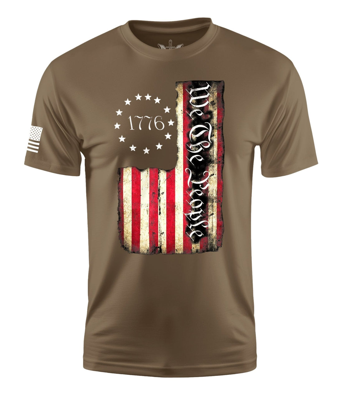 WE THE PEOPLE FLAG COLOR MEN'S SHORT SLEEVE SHIRT